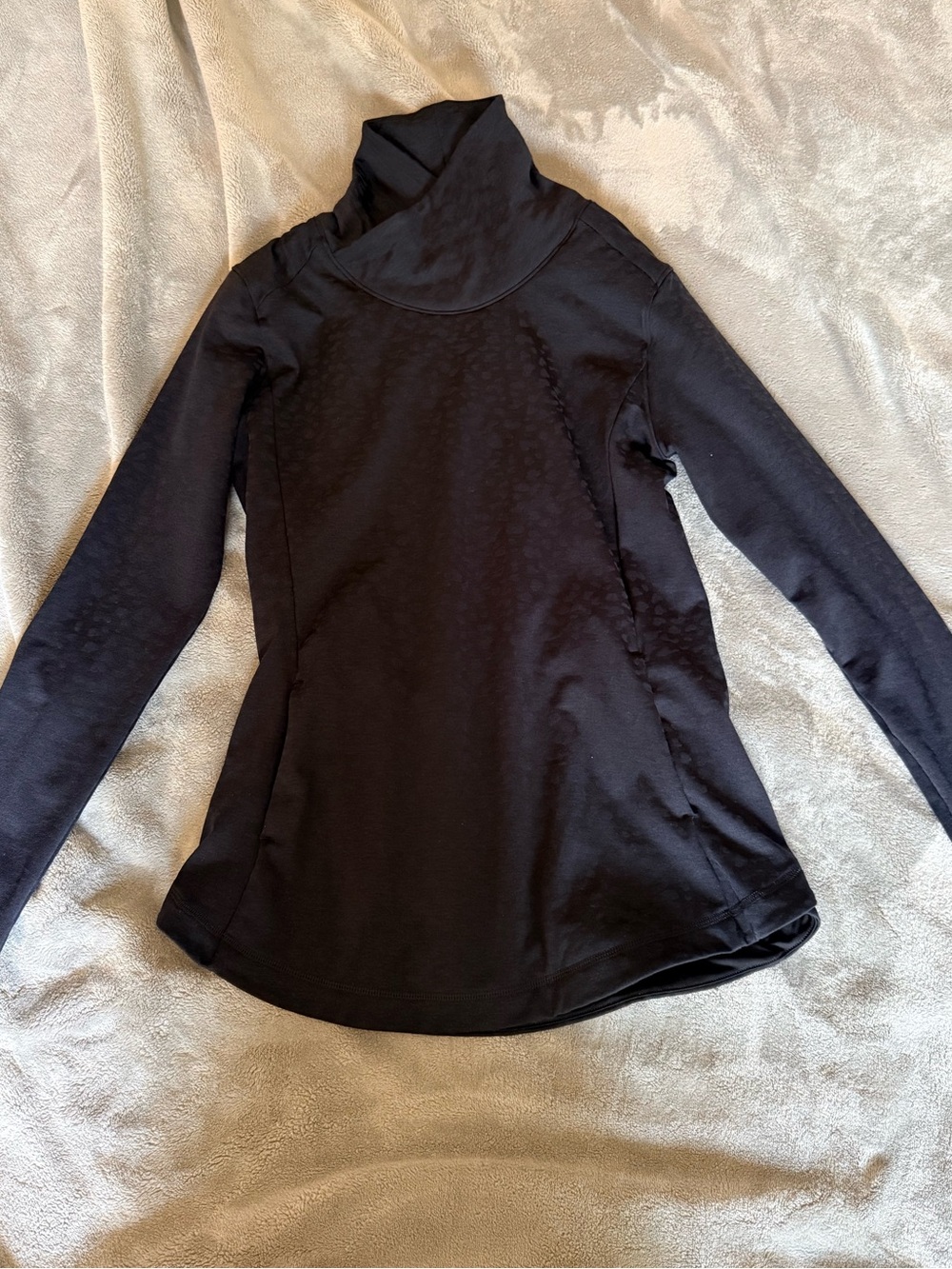 CALIA by Carrie Underwood Black Long-Sleeve Funnel Neck Top